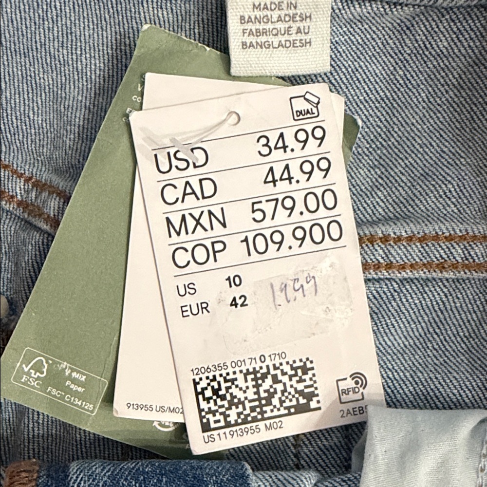 H&M Straight Leg Denim | Classic Staple - Picture 6 of 7